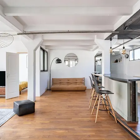 Nocnoc - Loft L'atelier T5 De 130m2 Proche Centre Apartment Nantes